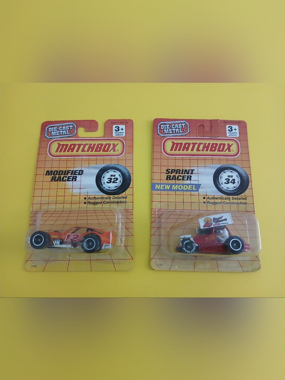 Match Orange Sprint Racer Die-Cast Toy Car